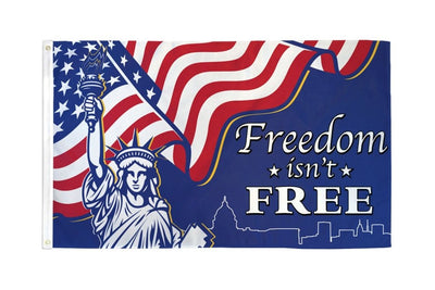 Freedom Isn't Free Liberty Flag original supplier image