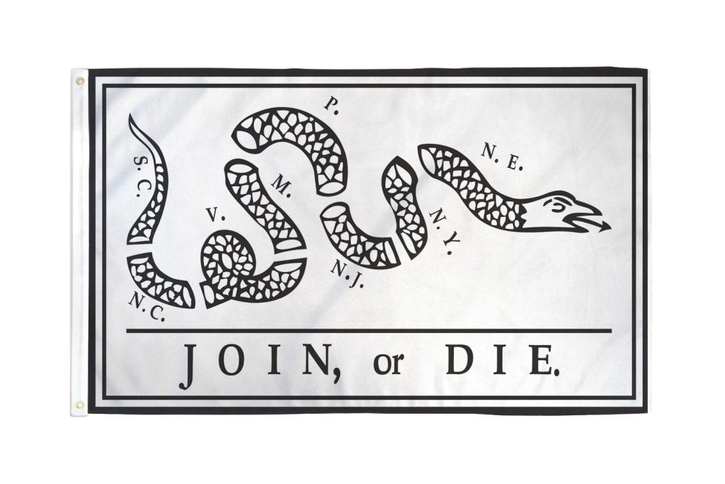 Join or Die Flag flat supplier product image