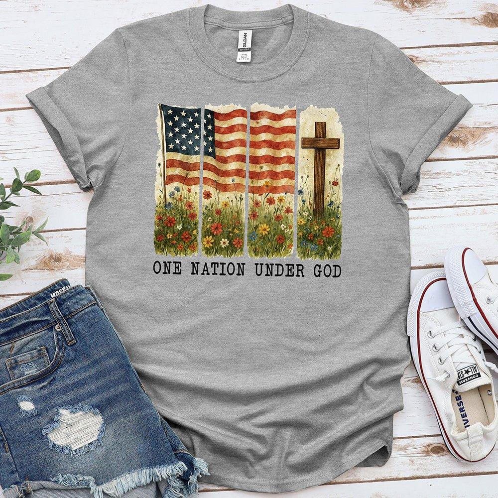 One Nation Under God Tee - Proud & Free