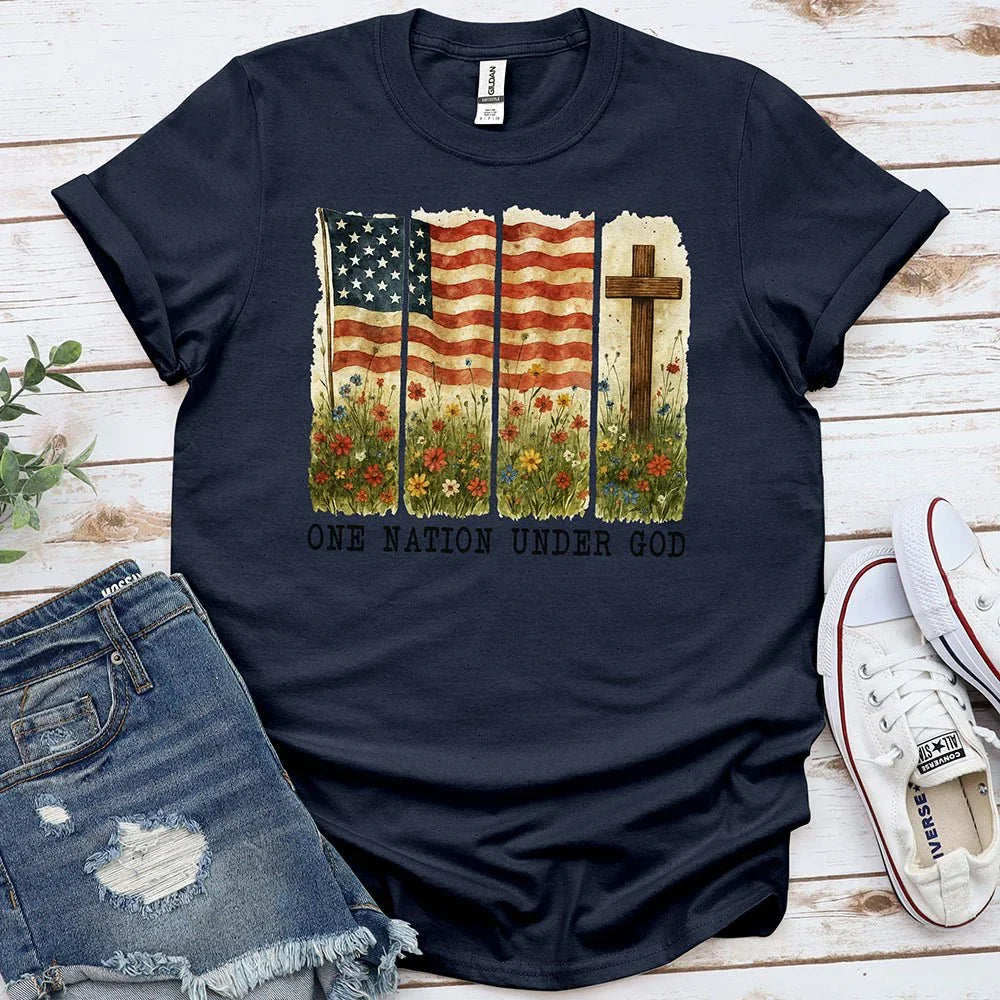 One Nation Under God Tee - Proud & Free