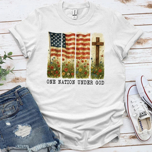 One Nation Under God Tee - Proud & Free