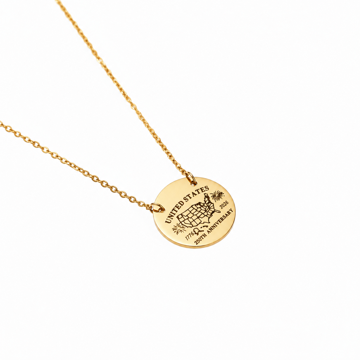 USA 250th Anniversary Necklace