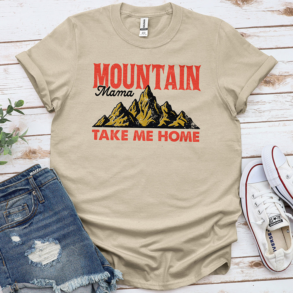 Mountain Mama Tee - Sand