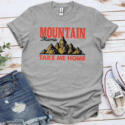 Mountain Mama Tee - Sport Grey
