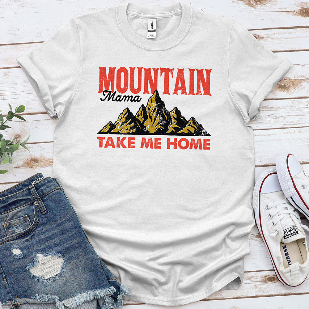 Mountain Mama Tee - White