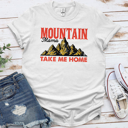 Mountain Mama Tee - White