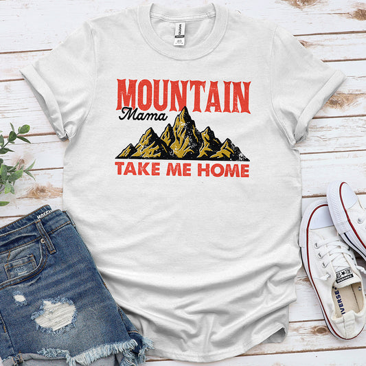 Mountain Mama Tee - White
