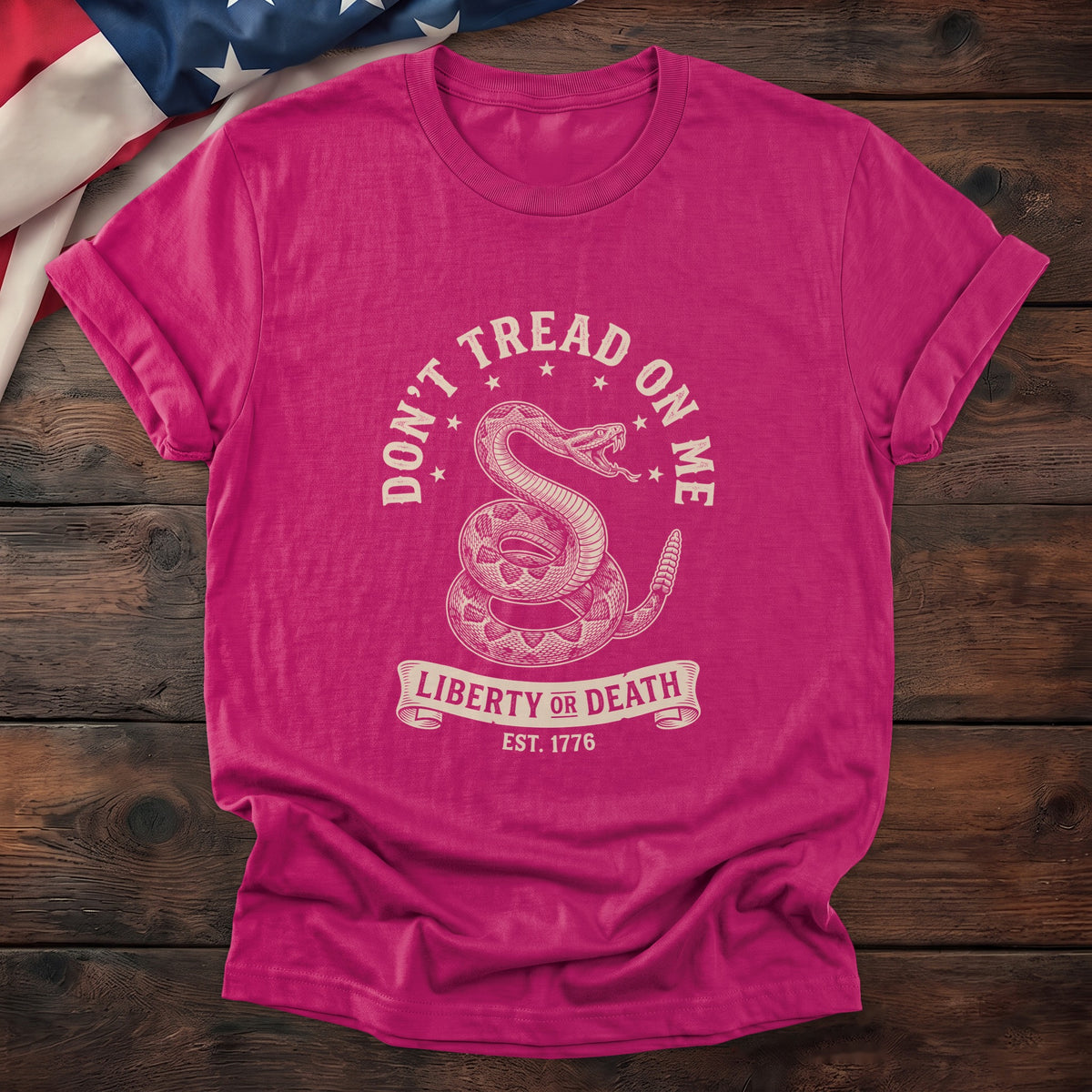 Don't Tread Liberty or Death Tee - Special Offer — Cardinal Red