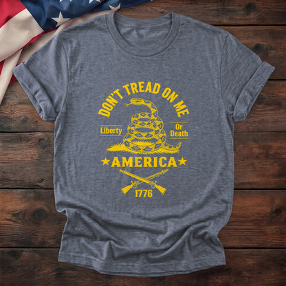 Don’t Tread 1776 Tee — Heather Indigo