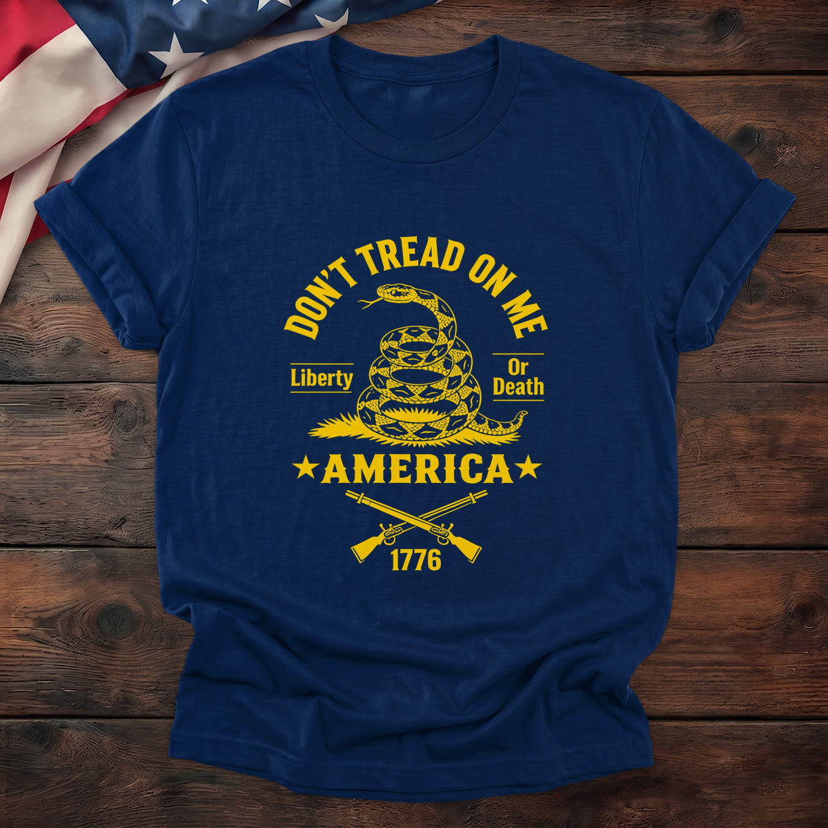 Don’t Tread 1776 Tee — Navy