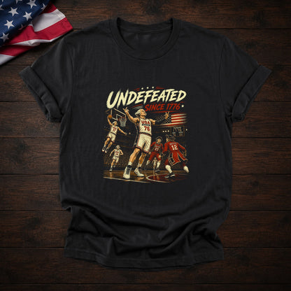 Founding Fathers Basketball Tee — Black