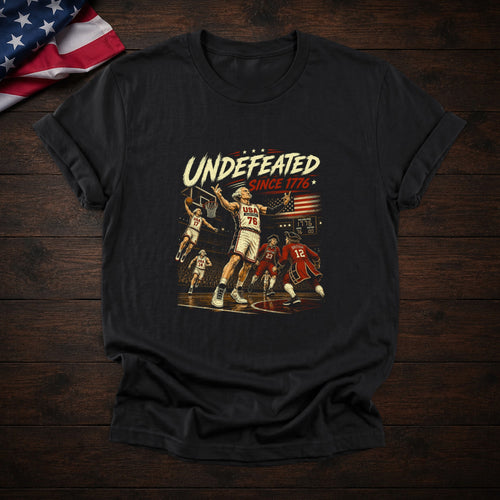 Founding Fathers Basketball Tee — Black