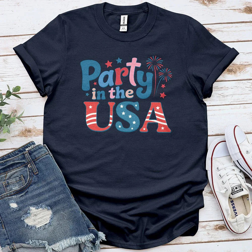 Party in the USA Tee - Proud & Free