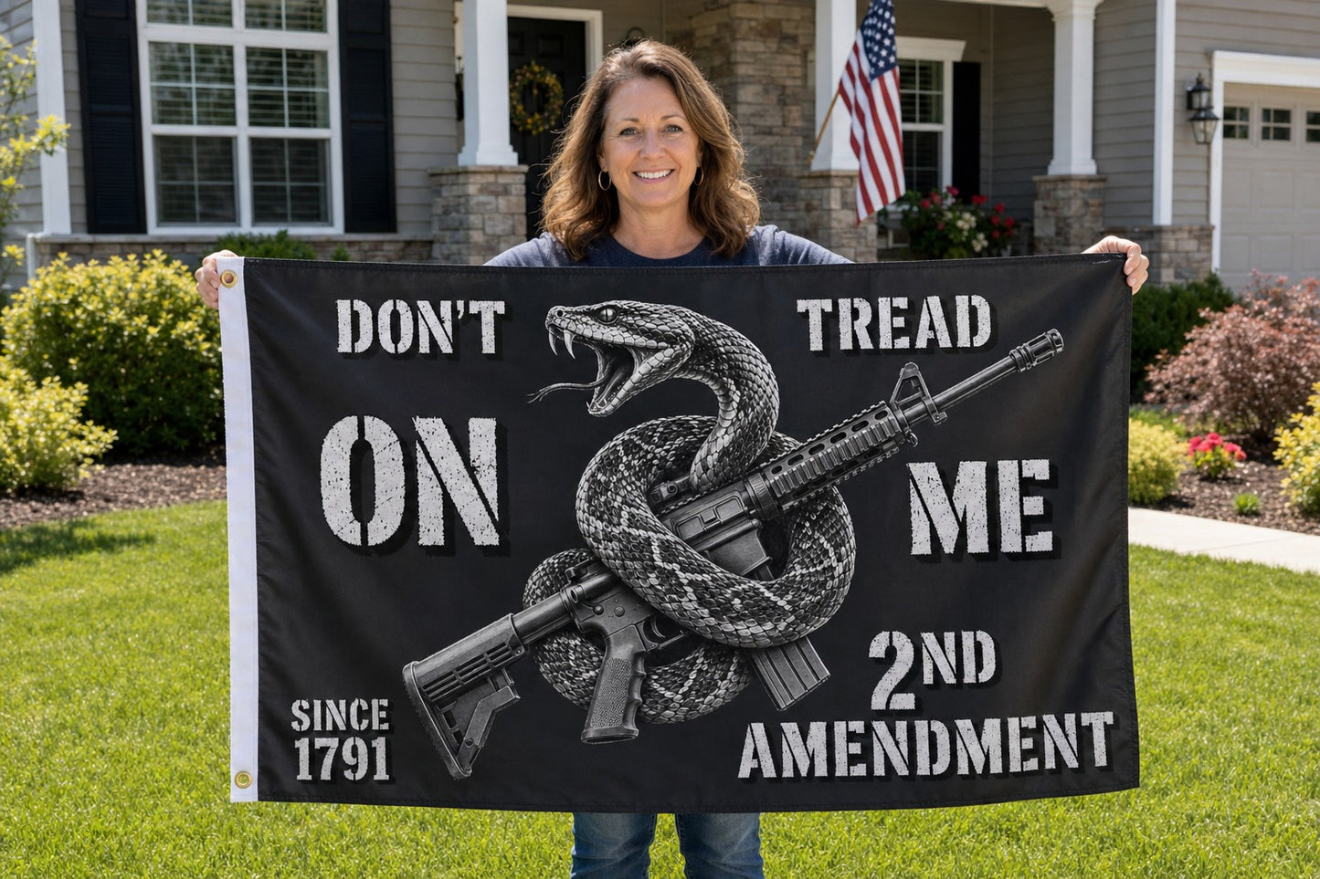 2nd Amendment Gadsden Flag