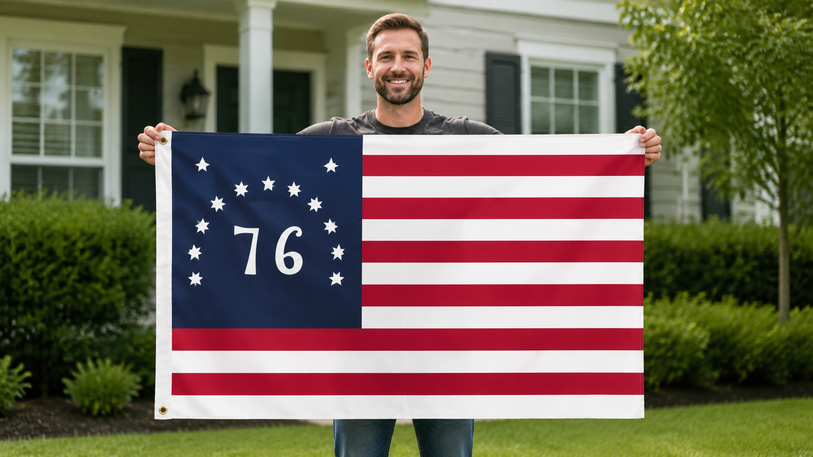 Bennington 76 Flag KIE source-referenced product photo