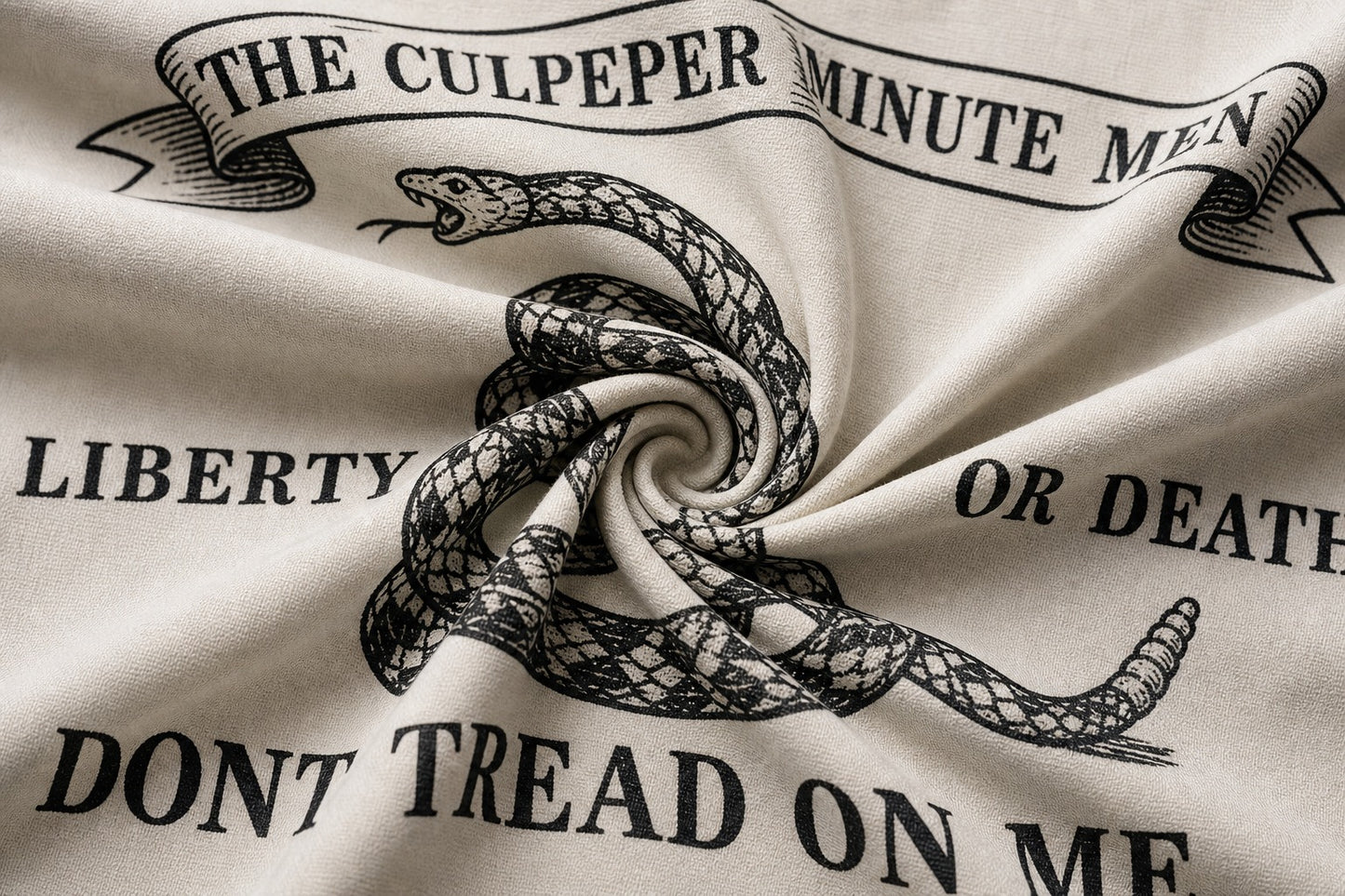 Culpeper Minutemen Flag fabric detail
