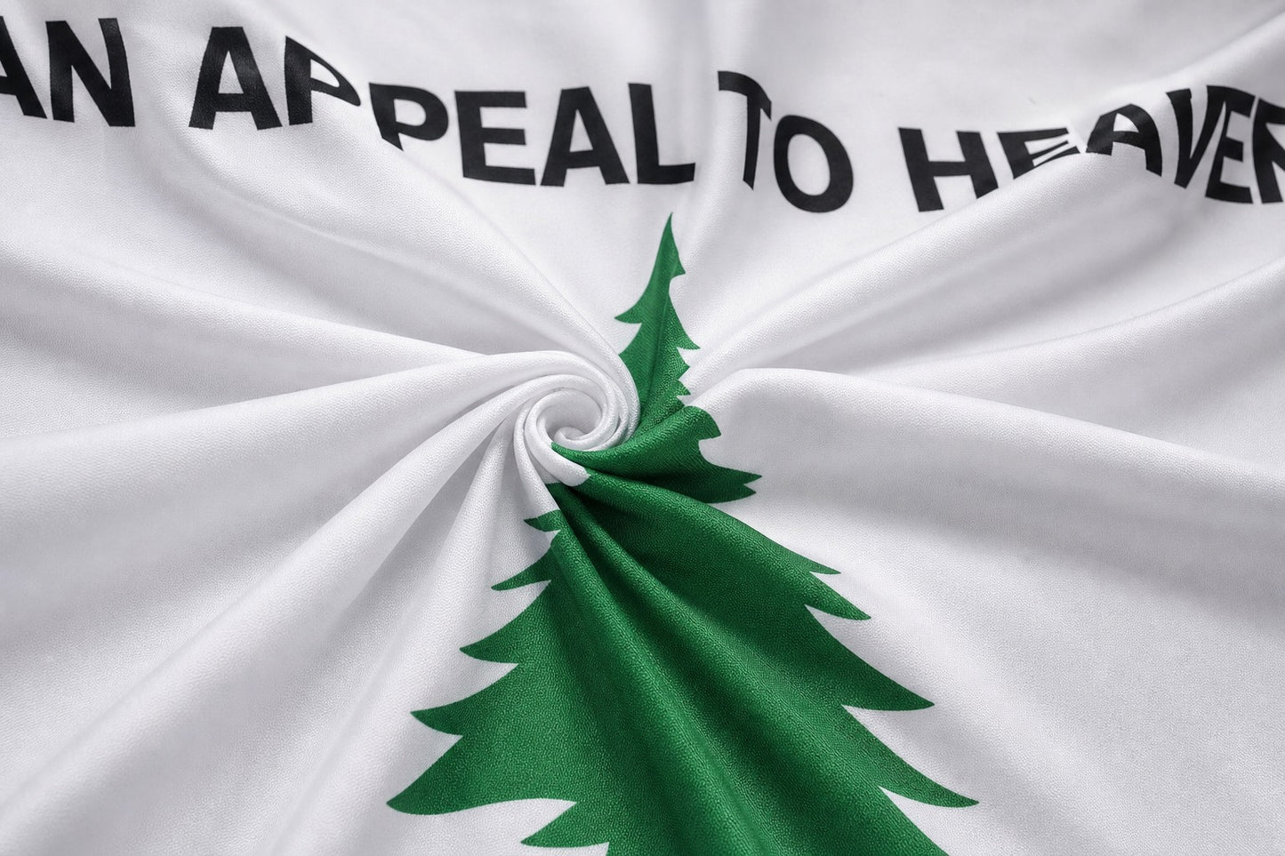 Liberty Tree Appeal To Heaven Flag fabric detail