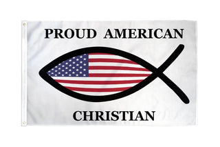 Proud American Christian Flag flat supplier product image