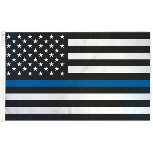 Thin Blue Line American Flag