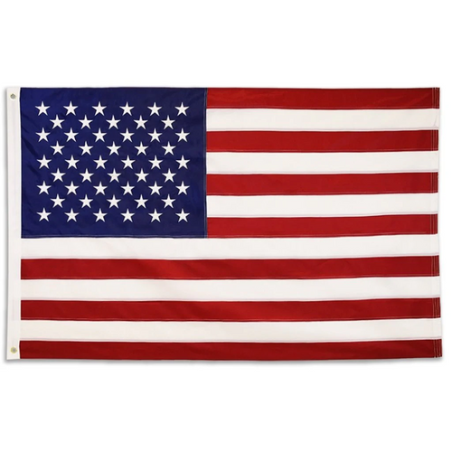 USA embroidered flag 3x5ft with stars and stripes, American patriotic decor