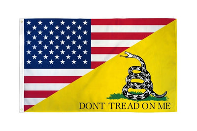USA Gadsden Combination Flag flat product image